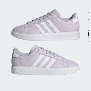 Adidas Women's Grand Court 2.0 purple sneaker